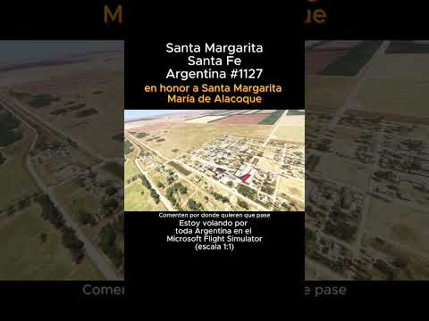 Santa Margarita, Santa Fe desde el Microsoft Flight Simulator #santamargarita #santafe #msfs