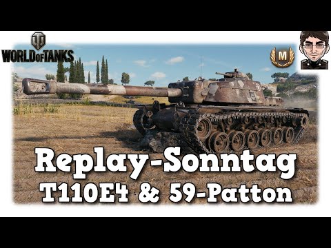 World of Tanks - T110E4 & 59-Patton, Flankenwechsel & Push nach vorn