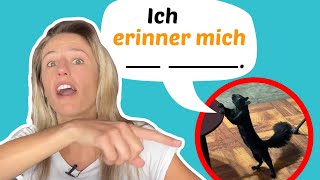 How to say "I REMEMBER..." in German