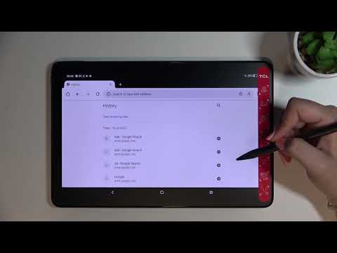 How to Clear Browsing Data on TCL NxtPaper 10s - Delete Browser History