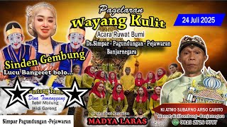 Download lagu 🔴Live WAYANG KULIT   Ds.Simpar Pagundungan Pejawaran Banjarnegara  Dalang ATMO SUBARNO mp3
