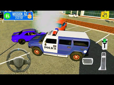 American Police Hummer Jeep - US Police Hummer Car Parking Game | Android Gameplay
