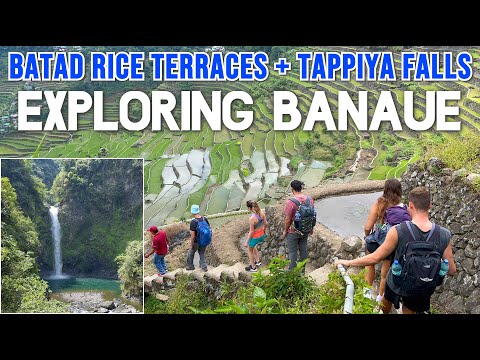 Banaue Filipinas | Trekking pelos incríveis TERRAÇOS DE ARROZ BATAD, TAPPIYA FALLS + BANGAAN VILLAGE