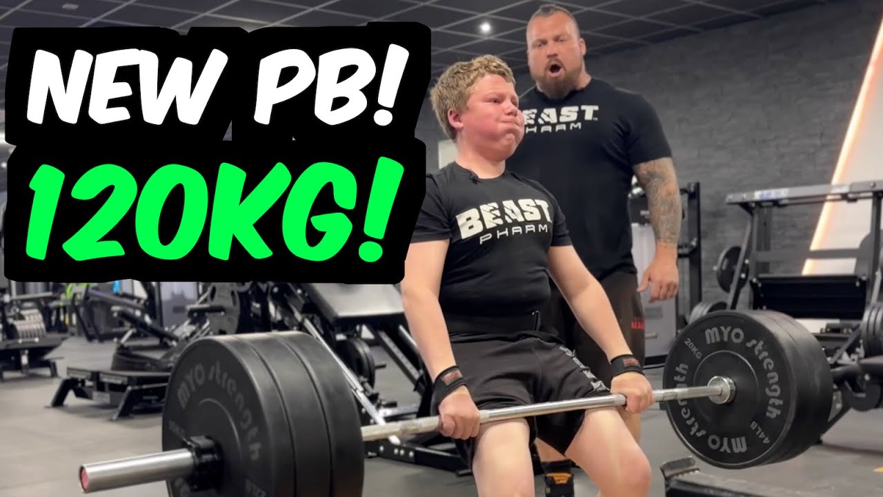 11 Year Old Deadlifts 265Lbs (120kg) ft Eddie Hall