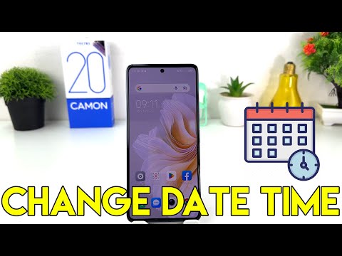 How to Change Date & Time in Tecno Camon 20 - Time Zone Settings