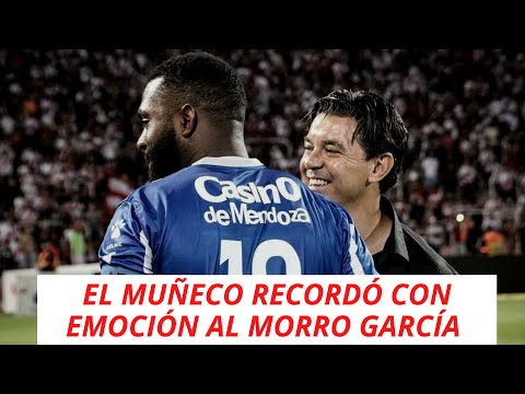 EL MUÑECO RECORDÓ CON EMOCIÓN AL MORRO GARCÍA