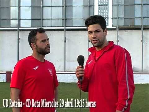 El Derbi que vale un ascenso UD Roteña - CD Rota, Entrevistas a jugadores rojillos