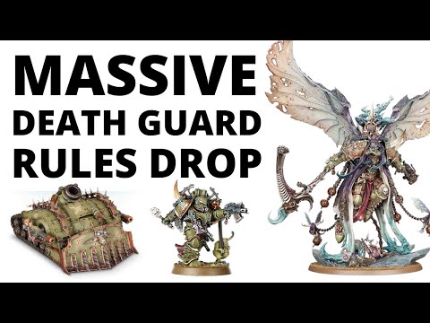 HUGE Death Guard Rules Reveal - Mortarion's Datasheet, Plague Marines, Enhancements and More!