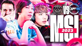 LA TEAM du  PSG EST INSANE vs DFM ?!! (MSI 2023)