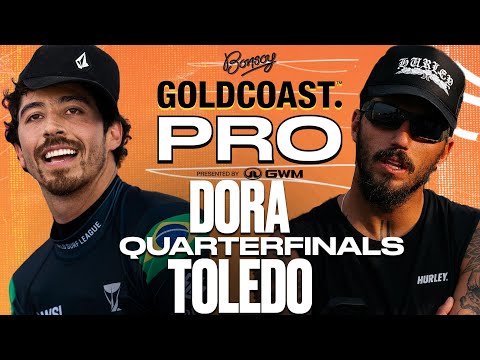 Yago Dora vs Filipe Toledo | Bonsoy Gold Coast Pro presented by GWM 2025 - Quarterfinals