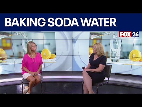 What is this new 'baking soda water' trend? Are there health benefits?