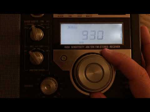 Oceanside, California Nighttime AM Bandscan - August 5, 2021