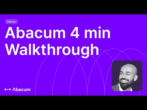 Abacum Demo Video