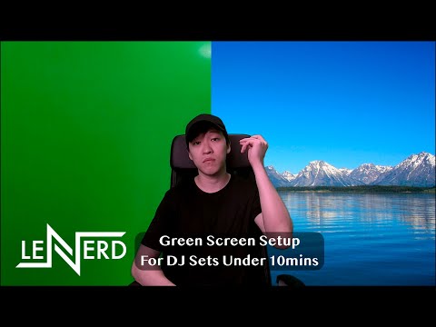 How To Setup Green Screen (DJing Live, Streamlabs, Resolume)