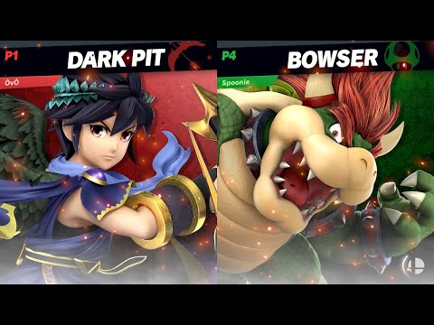 Gingin (Dark Pit) vs Spoonie (Bowser) - Smash Ultimate Friendlies