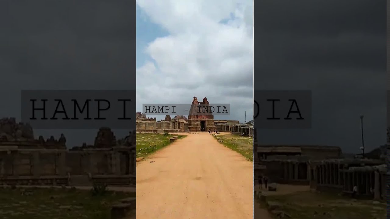 Hampi – Ruins Of Vijaynagara Empire Traveling India #shorts