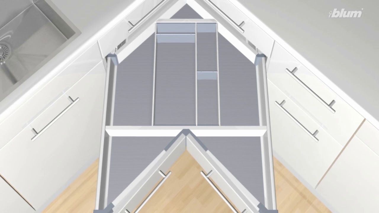 ORGA-LINE BLUM - Pojemnik narożny na sztućce i noże - kup na 🛒 PHU-GRAL.EU