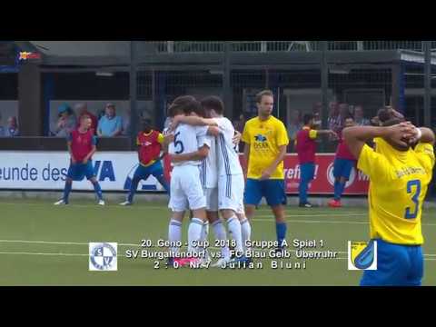 Geno Cup 2018 Gr A SP1 SV Burgaltendorf I vs  FC Blau Gelb Überruhr 12 7 2018