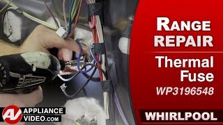 Whirlpool Stove Will Not Start - Thermal Fuse Repair and Diagnostic