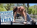 The HARDEST pushup set for INSANE chest gains | Can you complete this PUSHUP CHALLENGE?