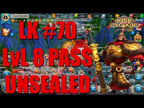 LK #70 LvL 8 Pass Unsealed and LK #92 2 Imperium fight each other - Rise of Kingdoms