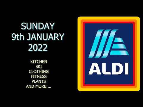 Aldi Special Buys Sunday 9th January 2022