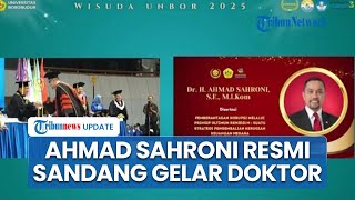 Sempat Dibully Gegara Nilai Rata-rata saat SMP, Politikus Ahmad Sahroni Kini Sandang Gelar Doktor