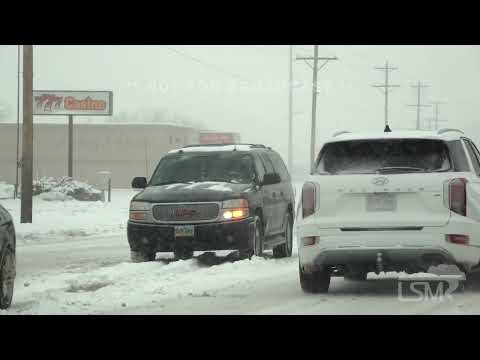 03-31-2023 Rapid City, SD - Heavy Spring Snow Causes I-90 Slide-Offs