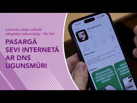 Video ziņas Nr. 161 “Pasargā sevi internetā ar DNS ugunsmūri”