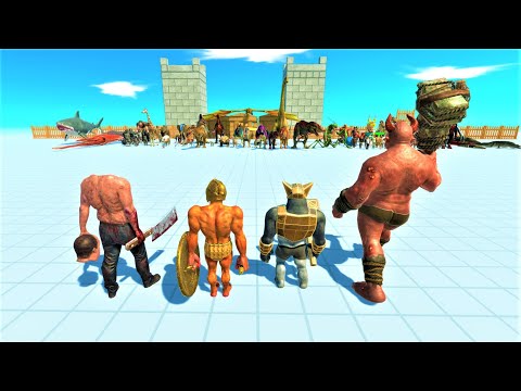 Ghor headless hulk achilles ogre lord vs every factions animal revolt battle simulator