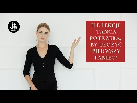 Ile lekcji tańca potrzeba, by przygotować pierwszy taniec?