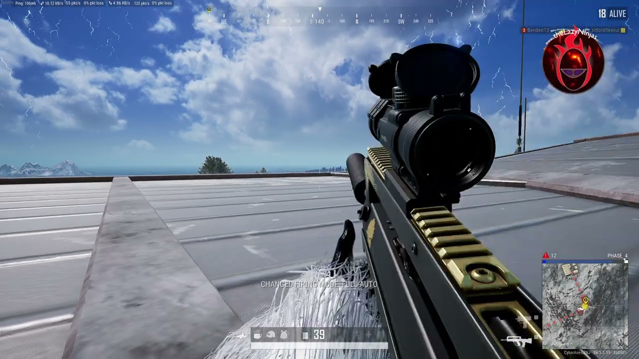 Video: Pubg Car to Tram to Glider to Roof Rat