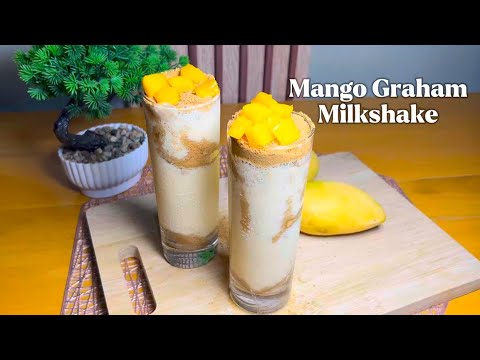 Creamy and Refreshing | Mango Graham Milkshake | Easy Dessert | GG Wanders