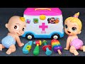 16 Minutes Satisfying Unboxing Pinkfong Doctor Toys Ambulance Playset ASMR Review Toys