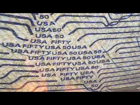 HIDDEN words on american currency (SERIOUSLY!!) this is ACTUALLY on a $50 bill