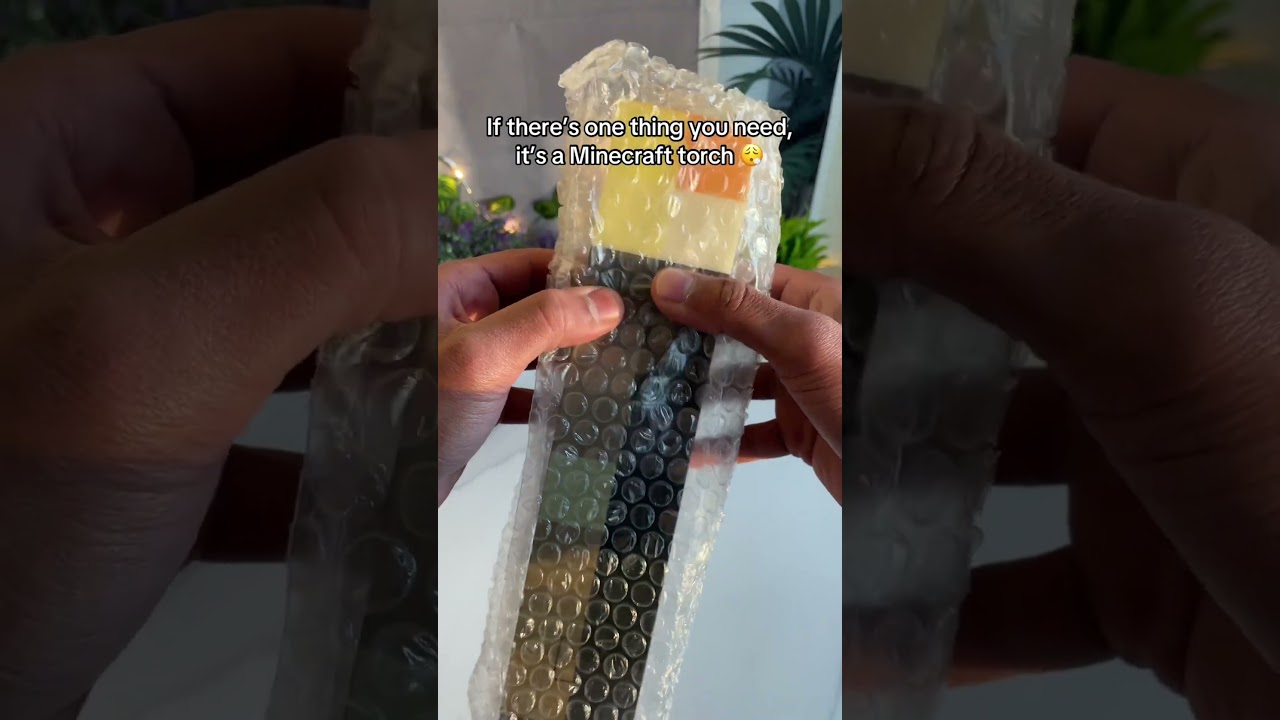 Minecraft torch 😍#fyp #torch #christmasgift #giftideas #minecraft