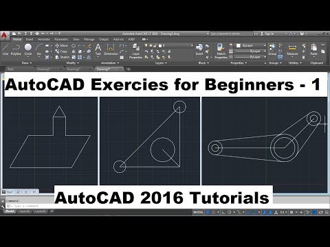 AutoCAD 2016 Tutorial for Beginners 1 Part 1 of 2