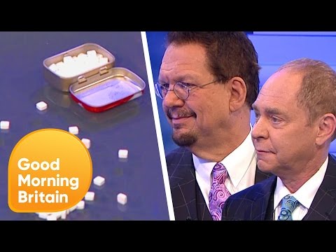 Penn and Teller Dazzle Piers and Susanna With Minty Magic Trick | Good Morning Britain