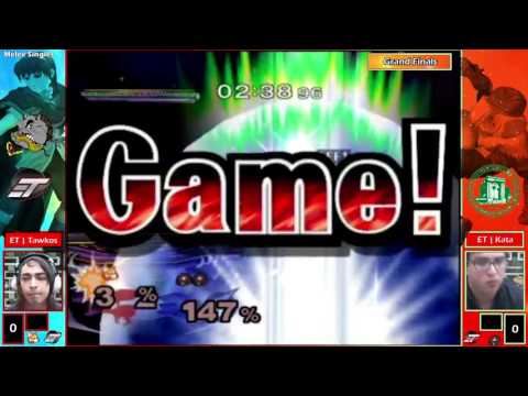 [RET] SSBM Grand Finals - ET| Tawkos (Fox) VS ET| Kata (Samus)