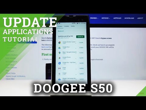 How to Update Apps in DOOGEE S50 – Install Latest App Versions