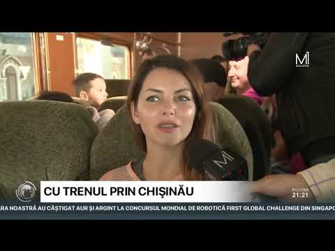 De hramul Chişinăului, CFM a organizat o excursie cu trenul prin oraş