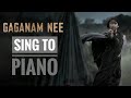 Gaganam Nee / Agilam Nee| K.G.F Chapter 2 | Sing to Piano #113 | Karaoke with Lyrics | Athul Bineesh