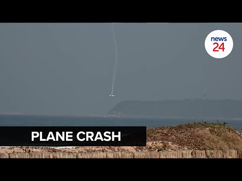 WATCH | Plane crashes into sea off Durban’s Suncoast Beach during airshow