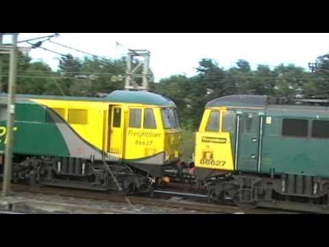 86627/86637 4M74 Coatbridge - Crewe Liner, 30th September 2010