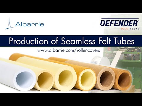 Production of Nonwoven Seamless Felt Tubes (Roller Covers)