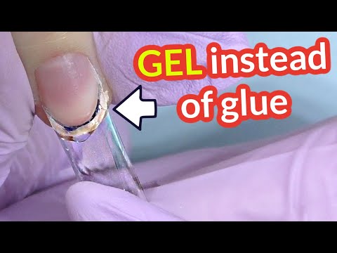 Trying GEL Instead of Nail Glue for Tips & Acrylic Overlay – Will it Work? Saviland Kit Unpacking