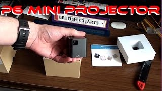 P6 Portable Smart Mini DLP LED WiFi Projector - Unboxing