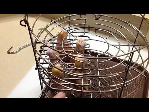 The Ultimate Grill, Roaster,Smoker! The Big Easy SRG / Seasoned Chicken Legs and Tator Tots