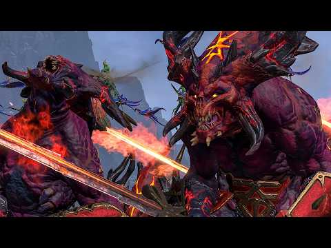 EMPIRE vs DAEMONS OF CHAOS - TotalWar Warhammer 3