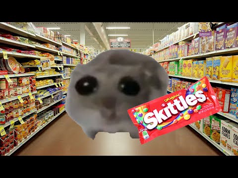 Skittles meme Sad Hamster